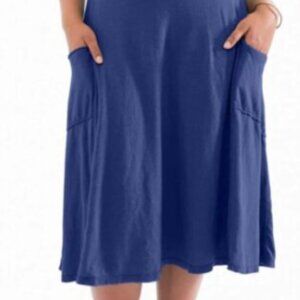 Hemp/Organic Cotton Market Dress with Pockets